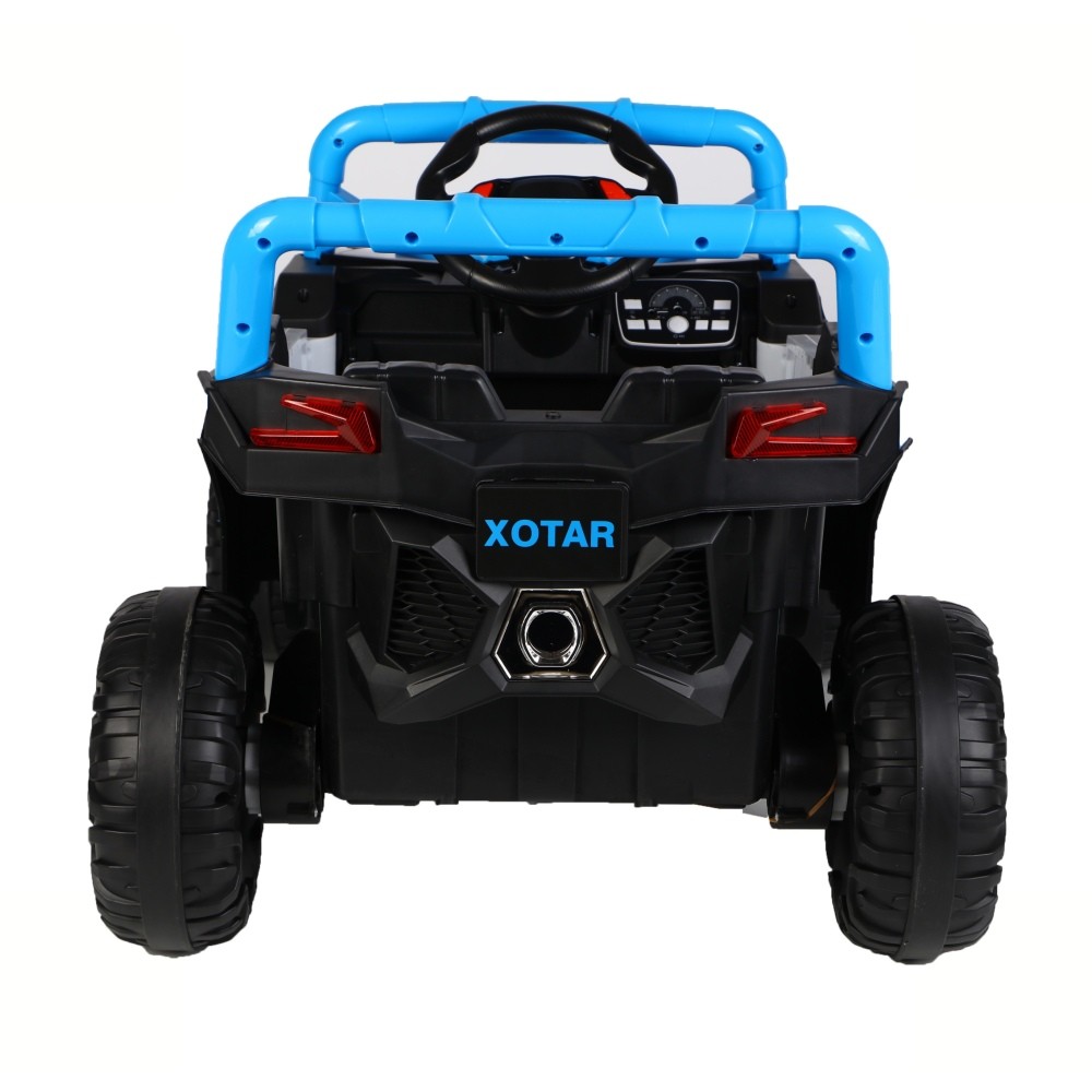 12V Kids Electric Ride On Car Blue 2.4G Remote Control Manual Drive Swing Toy