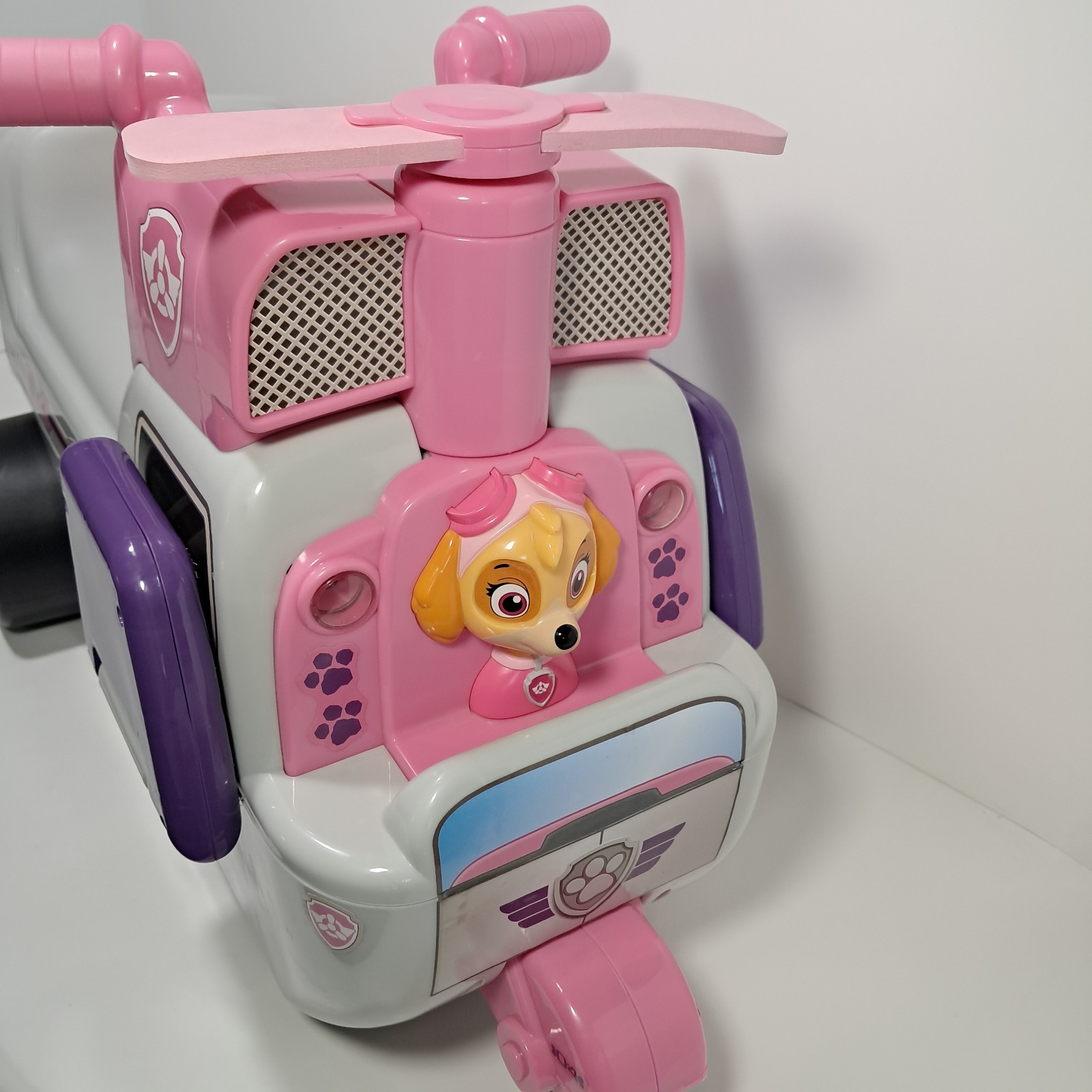Paw Patrol Skye High Flying Helicopter Ride On Toy Music, Sounds & Lights JAKKS