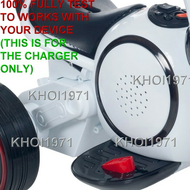 WALL charger AC adapter 4FOR 80-KB803P Lil Rider Sleek LED Space Travel ride on