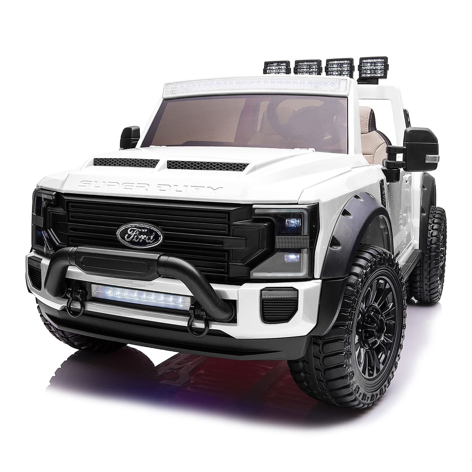 24V 2 SEATS FORD F450 CUSTOM EDITION KIDS RIDE-ON CAR TRUCK,LIGHTS WITH R/C
