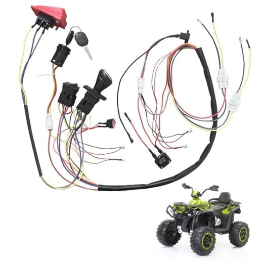 6V 12V 24V DIY Wire Harness Electric Conversion Kit for Kid’s Ride On Toys