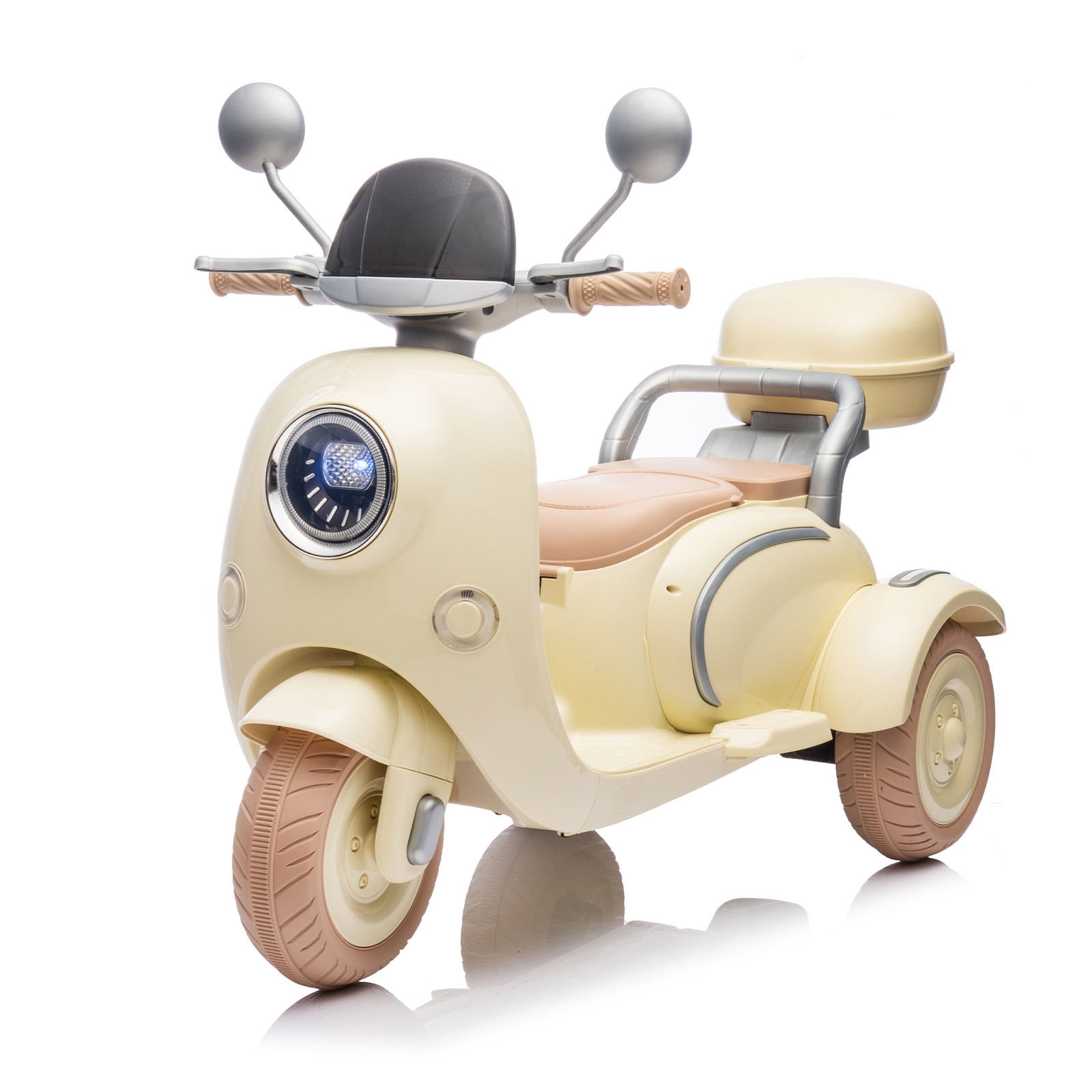 12V Two Motors Kids Ride On Level Up Two-seater 3 Wheel Toy for Kids 3-6