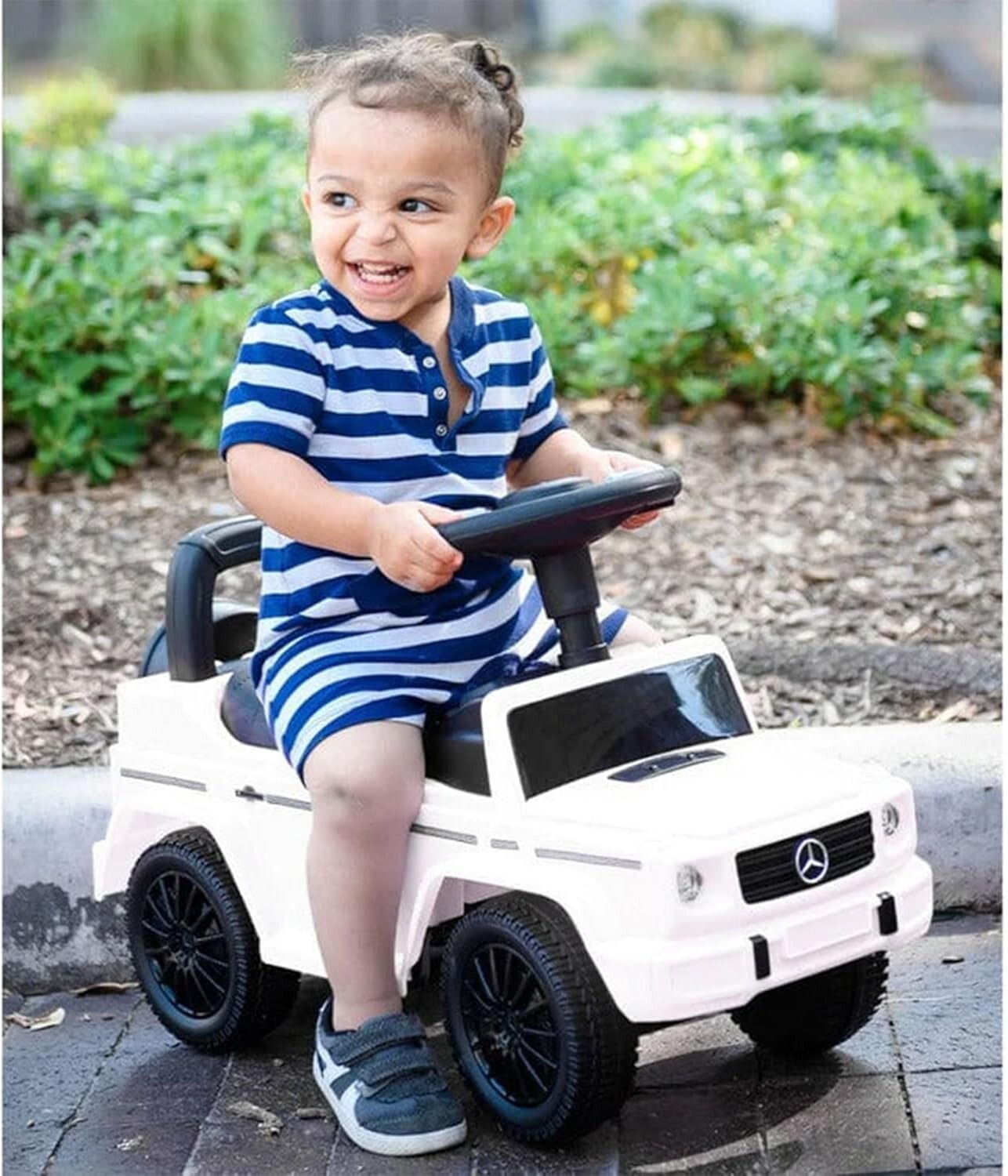 Kids Luxury Push Car G-Wagon with Music and Lights, Perfect for 1-3 Olds