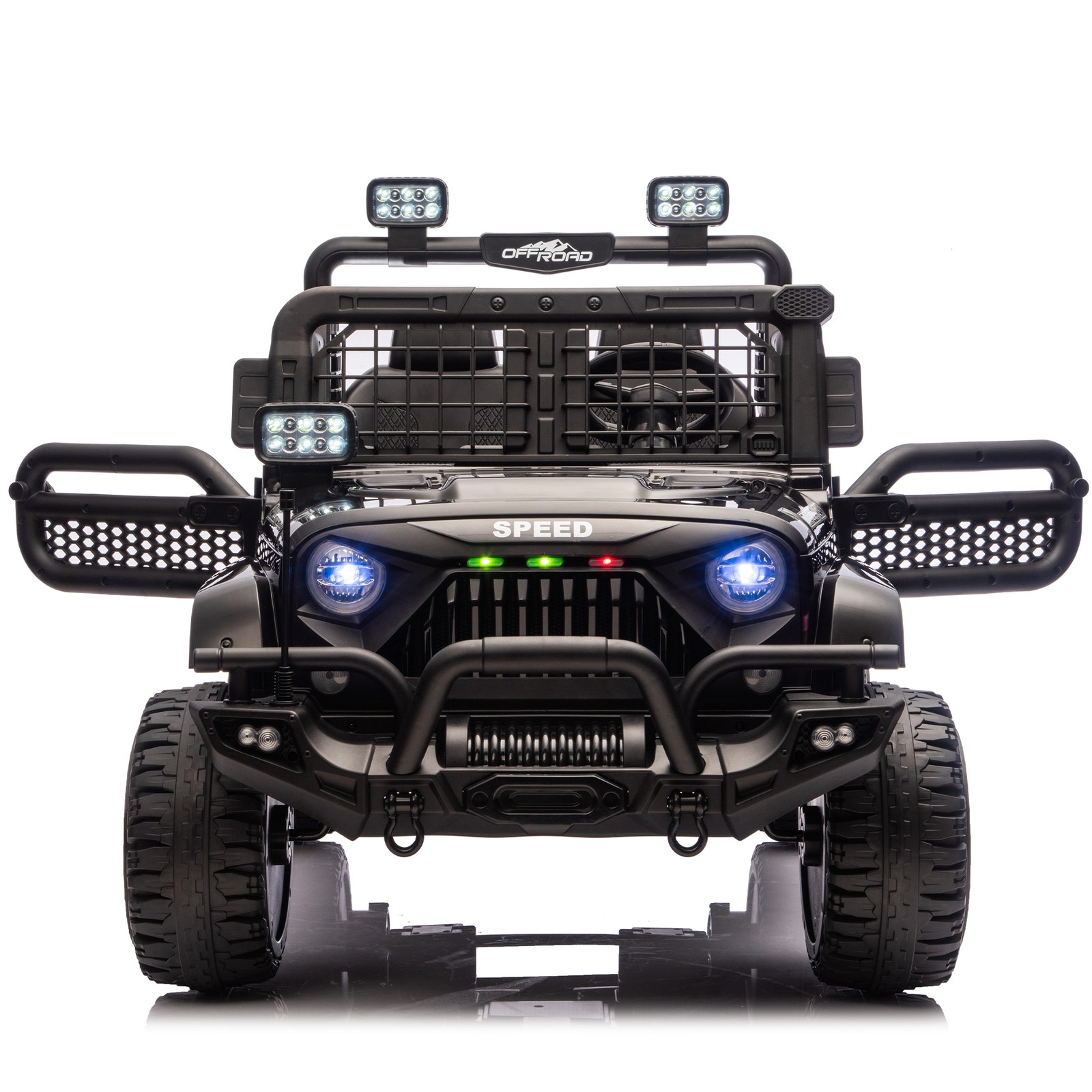 24V 100W*2 Two-seater Kids Ride On Car RC 4-Wheel Shock Absorption for kids 3-8