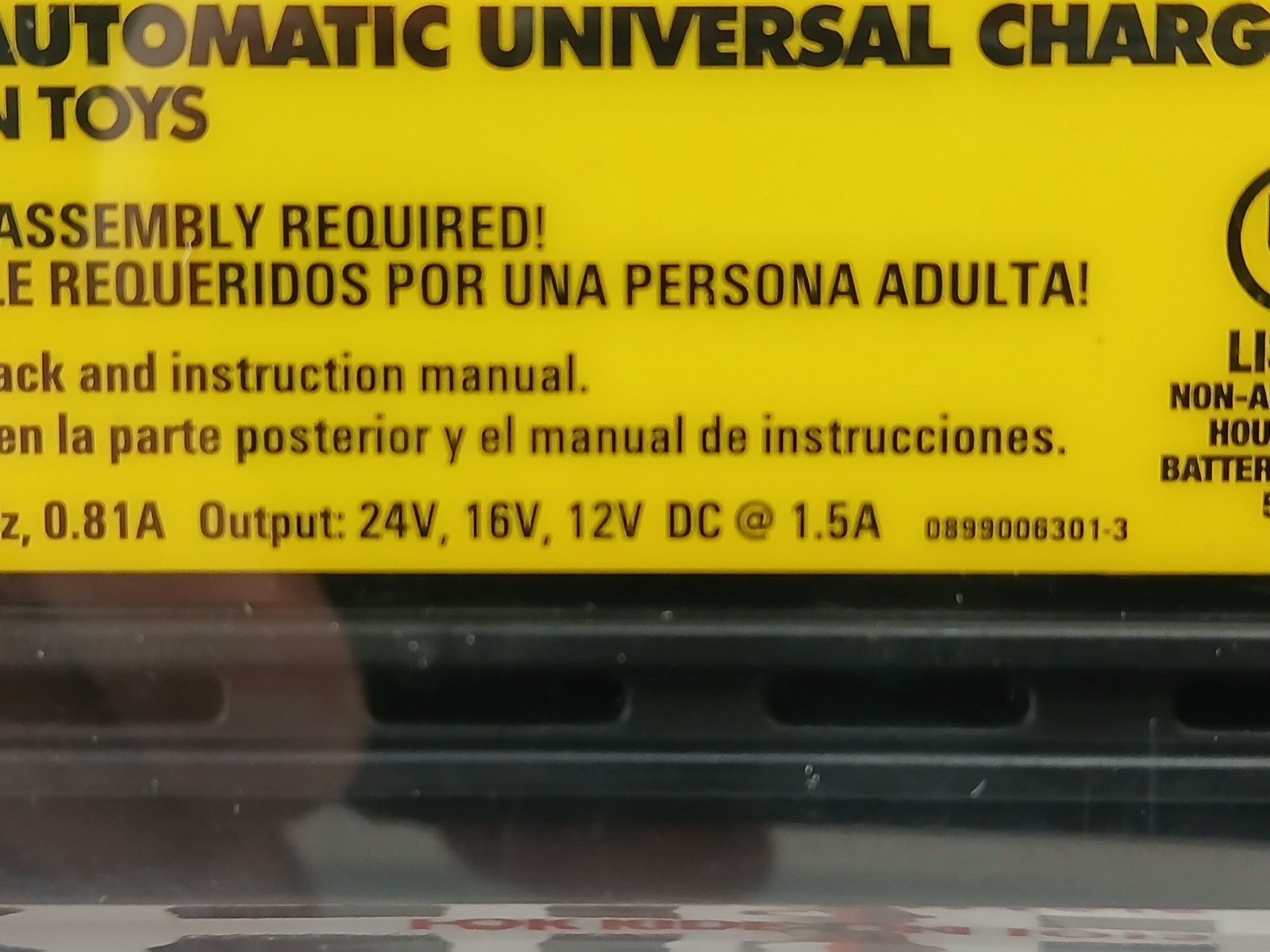NEW CR-2 Charge ‘n Ride 24V/16V Universal Battery Ride On Toy Charger