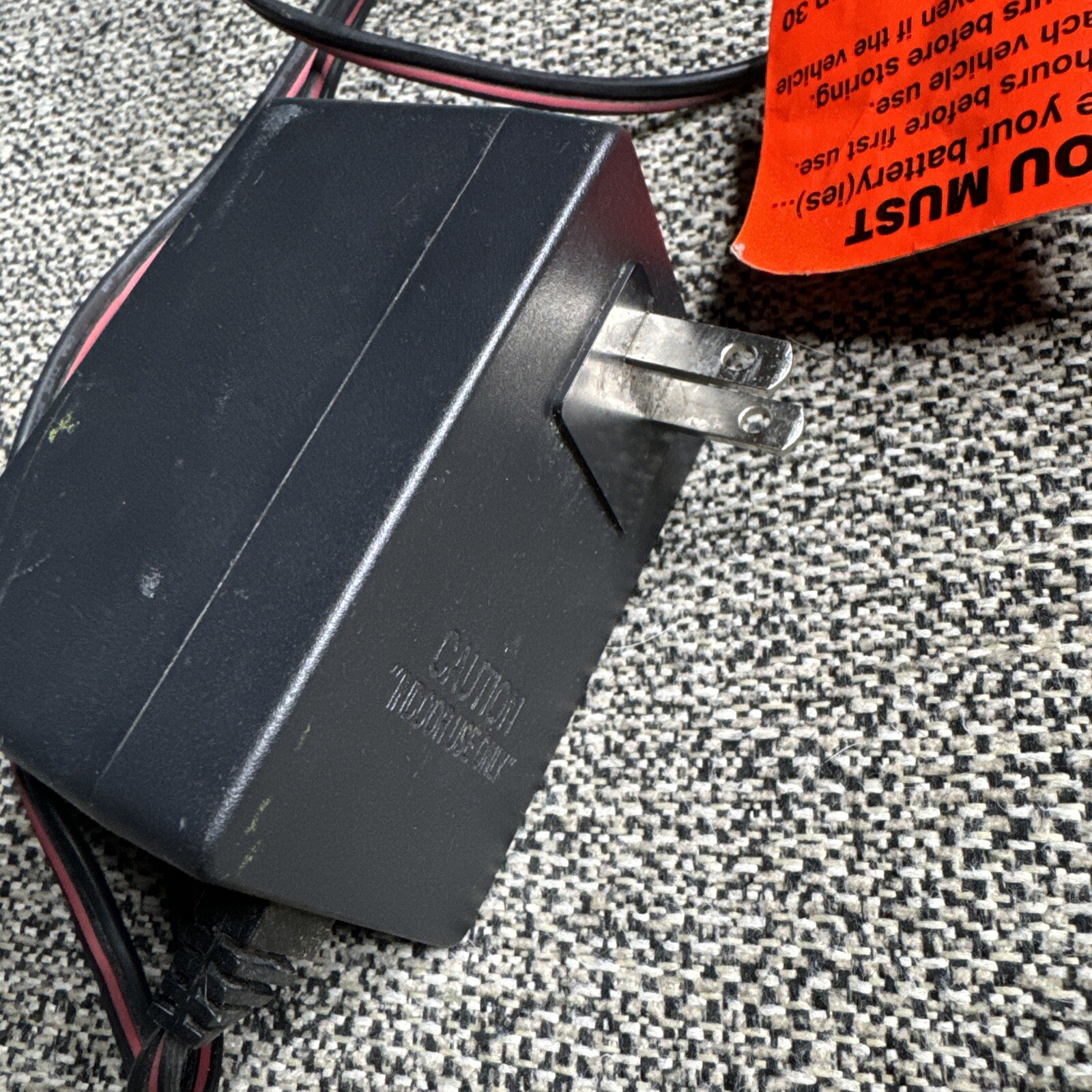 Fisher Price Power Wheels 00801-0972 Class 2 Battery Adapter Charger 12V OEM