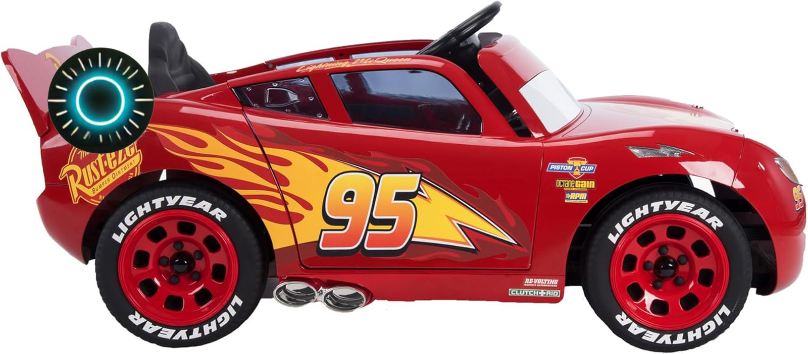 Huffy 6V Disney Pixar Lightning McQueen Ride-On Toy Kids Ages 3-7 Red FREE SHIP