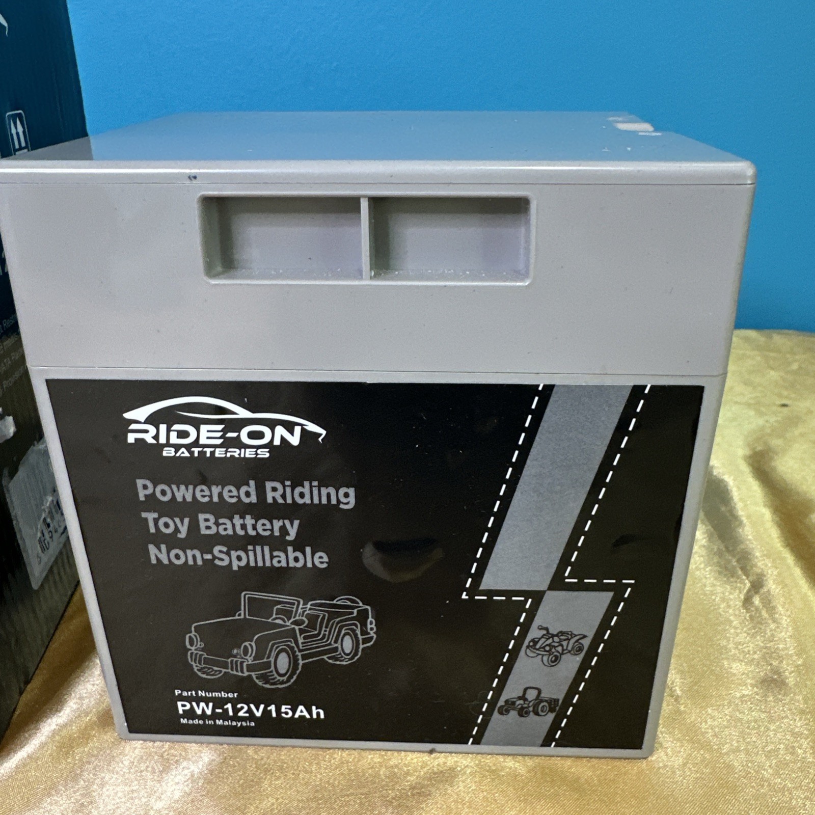 PW-12V15Ah 12V 15Ah Battery for Power Wheels Ride-On Toys