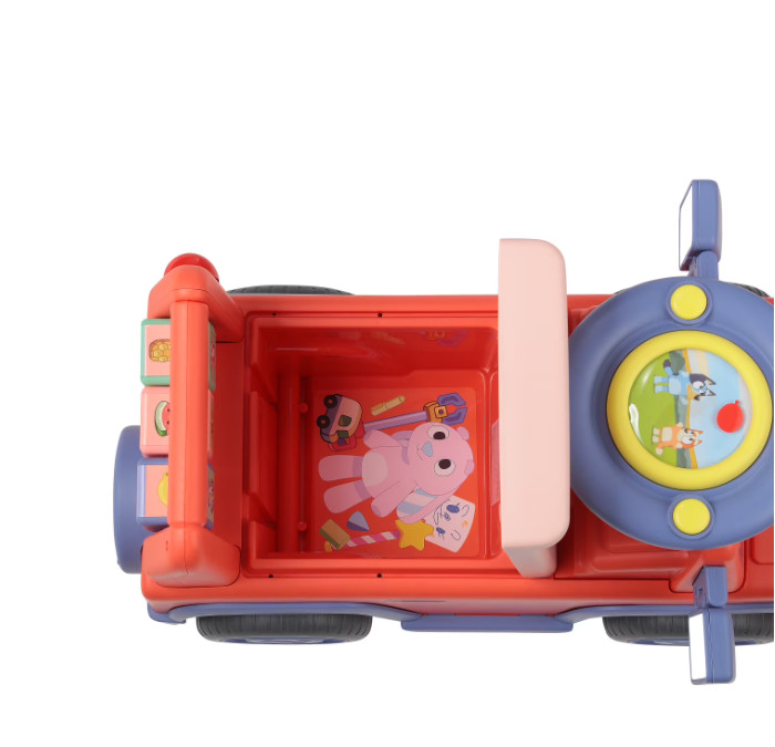 Bluey Licensed Interactive Ride-On Push Car for Boys and Girls Ages 1-3