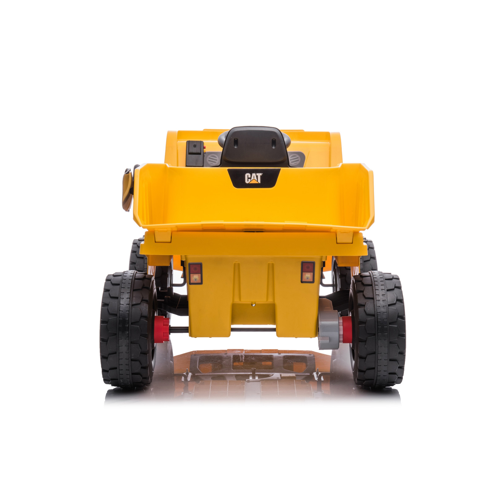 12V CAT Electric Dump Truck Ride On Toy Car Construction Battery Power Kids Gift