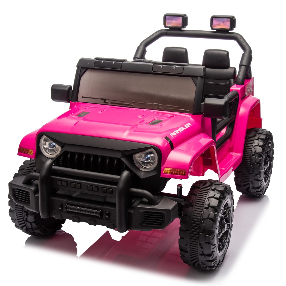 12V Kids Electric Police Ride On Car W Parent Remote Control Bluetooth USB Music