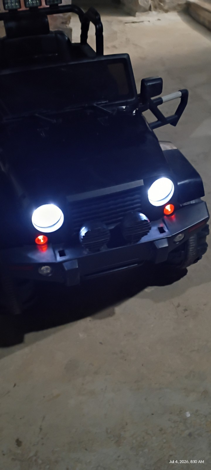 Battery Powered Kids Ride-On Jeep SUV Truck, Blac0k, Lights, Ages 3-7 (2026)
