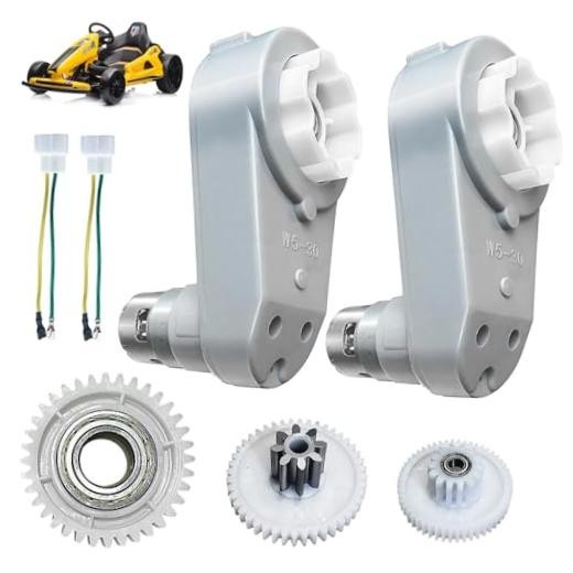Pair of 24Volt RS775 Fast Motor Gearbox for Power Wheels Motor Upgrade,2PCS