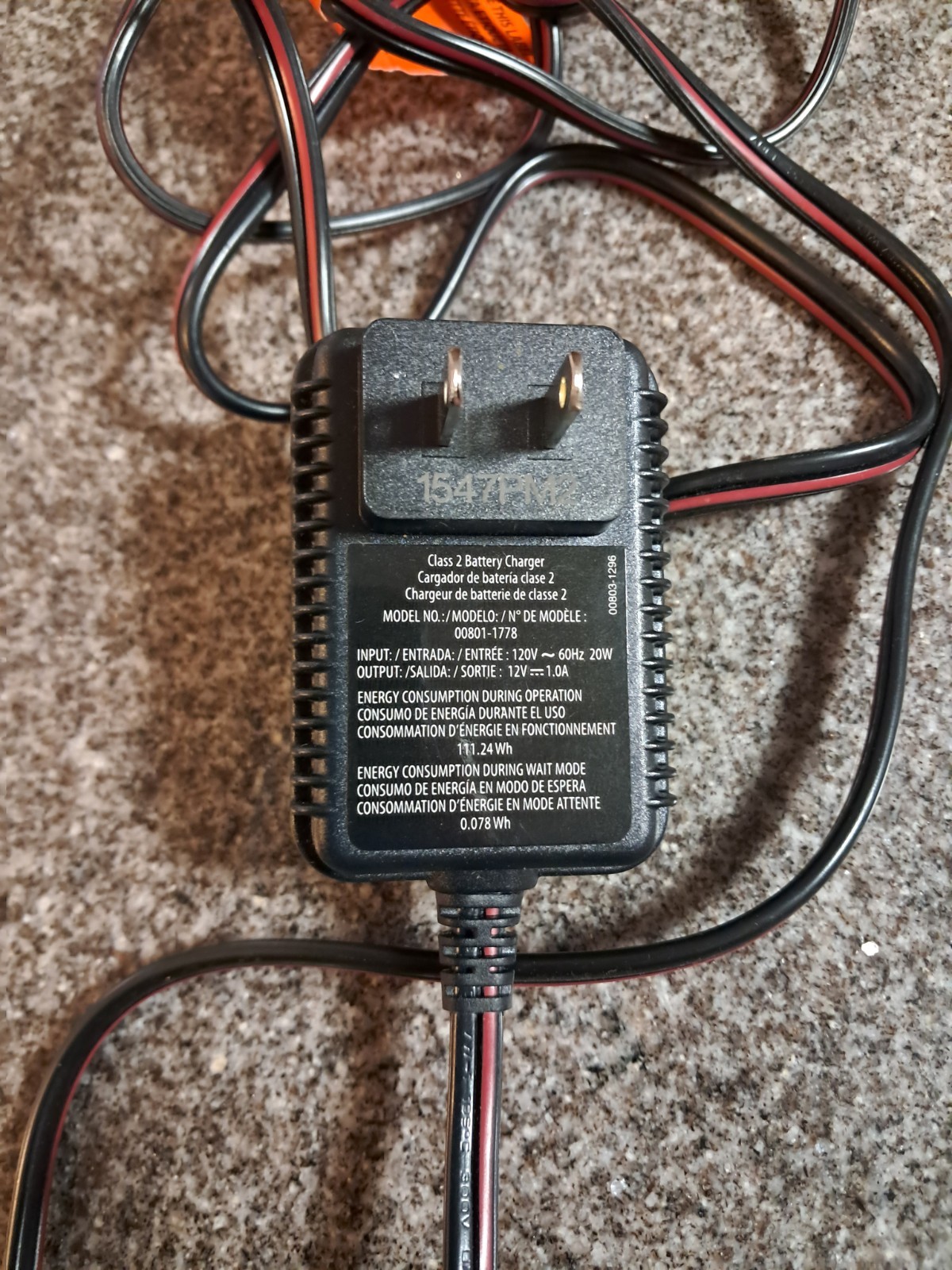 Fisher Price Power Wheels Charger