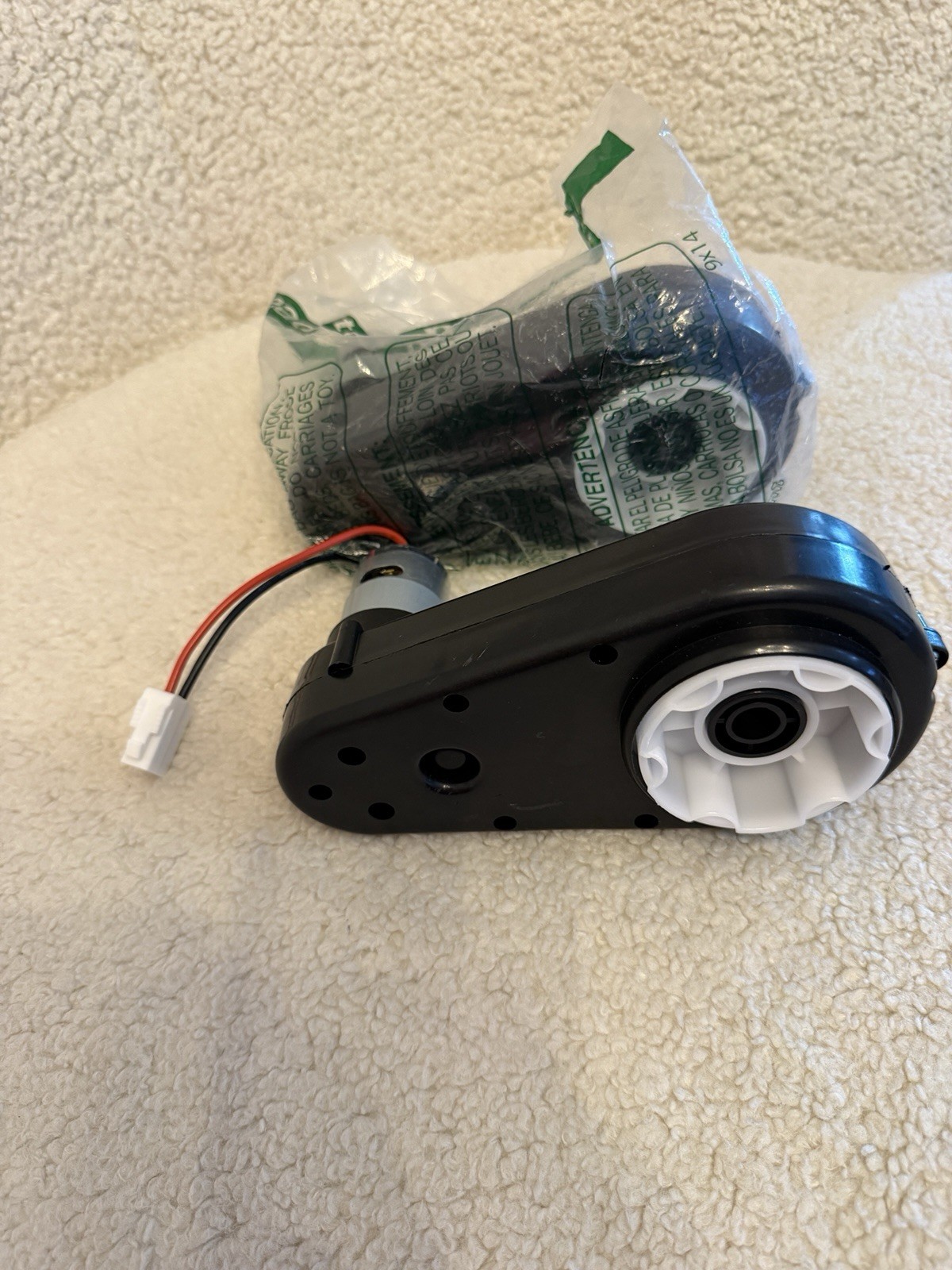 Motor Gearbox 24V 555 12000 For Power Wheels Motor Kids Ride On Cars Set Of 2