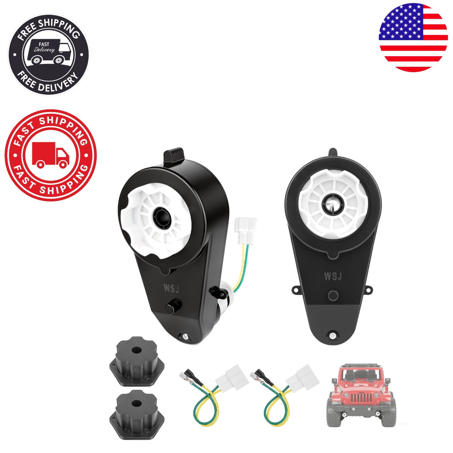 High Torque 24V Motor Upgrade Kit for Kids’ Cars – 40000 RPM RS555 Performance