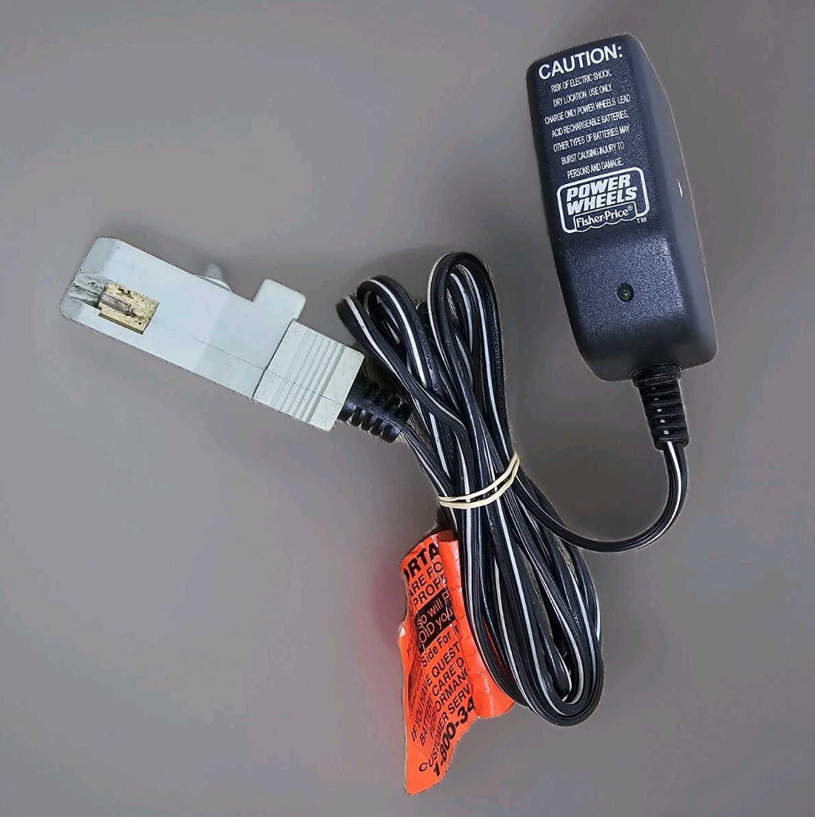 OEM Genuine Fisher Price Power Wheel 12V DC Battery Charger 00801-1480 AUTHENTIC