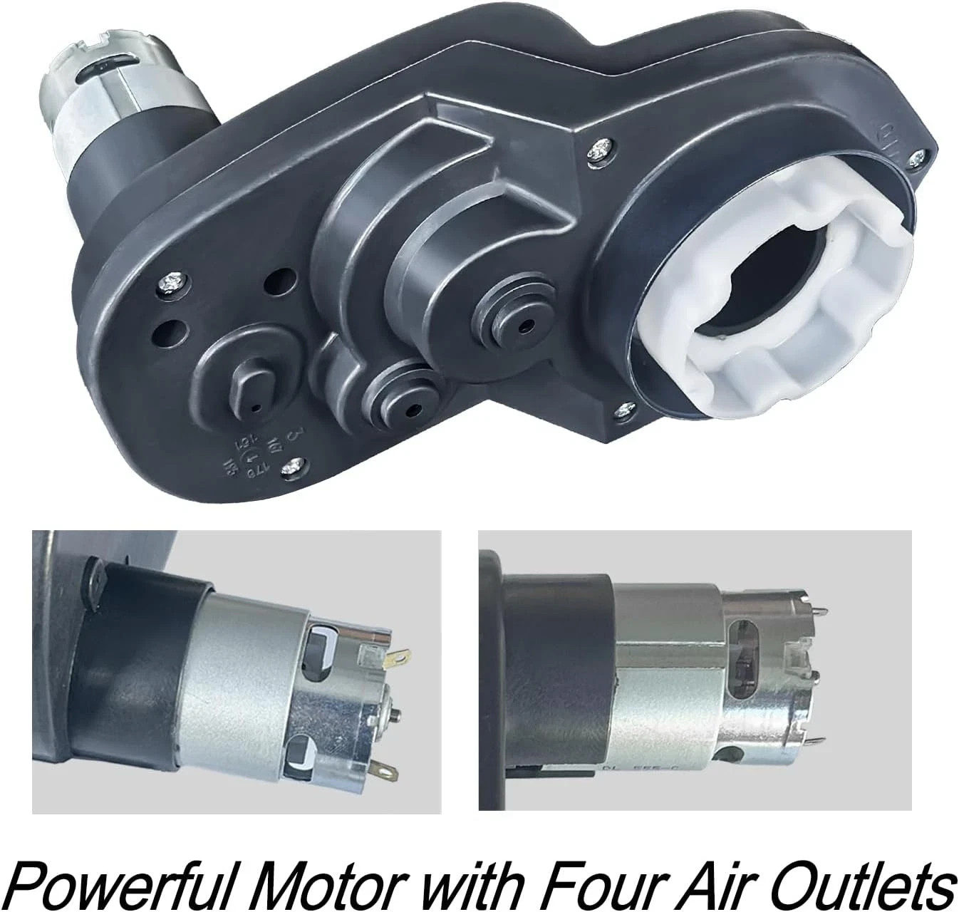 24V High Power Gearbox for Power Wheels 24 Volt Motor 30000RPM High Torque New