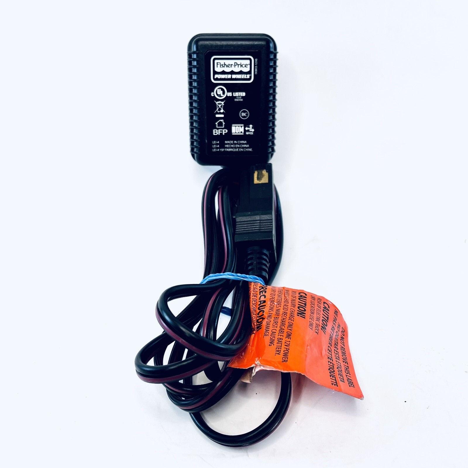 OEM Fisher Price Power Wheels 00803-1295 12V Battery Charger LEI-4 – SHIPS FREE!