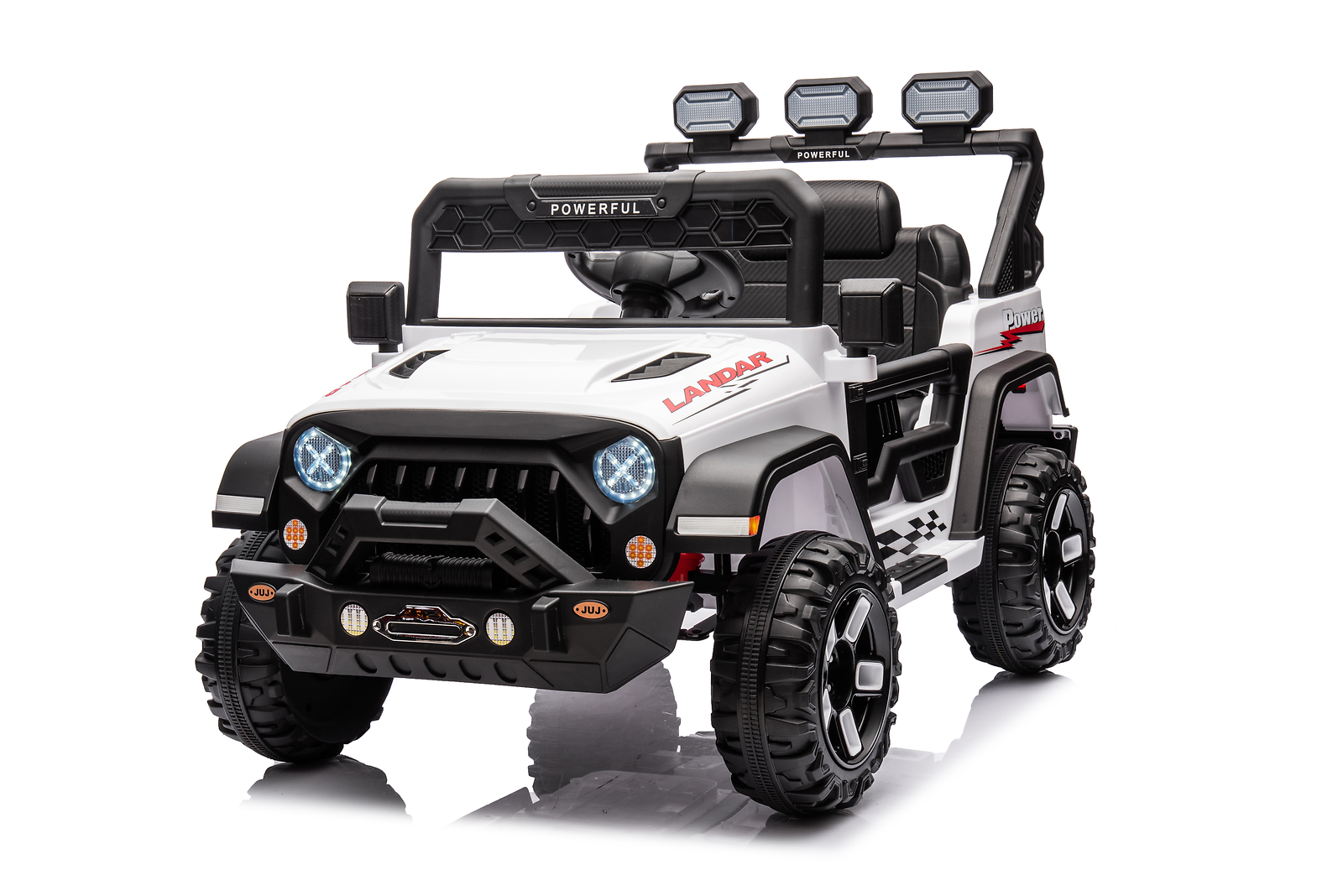 12V7Ah Electric Kids Car Power Wheels Dual Drive Ride-on Truck Vehicle W/Remote