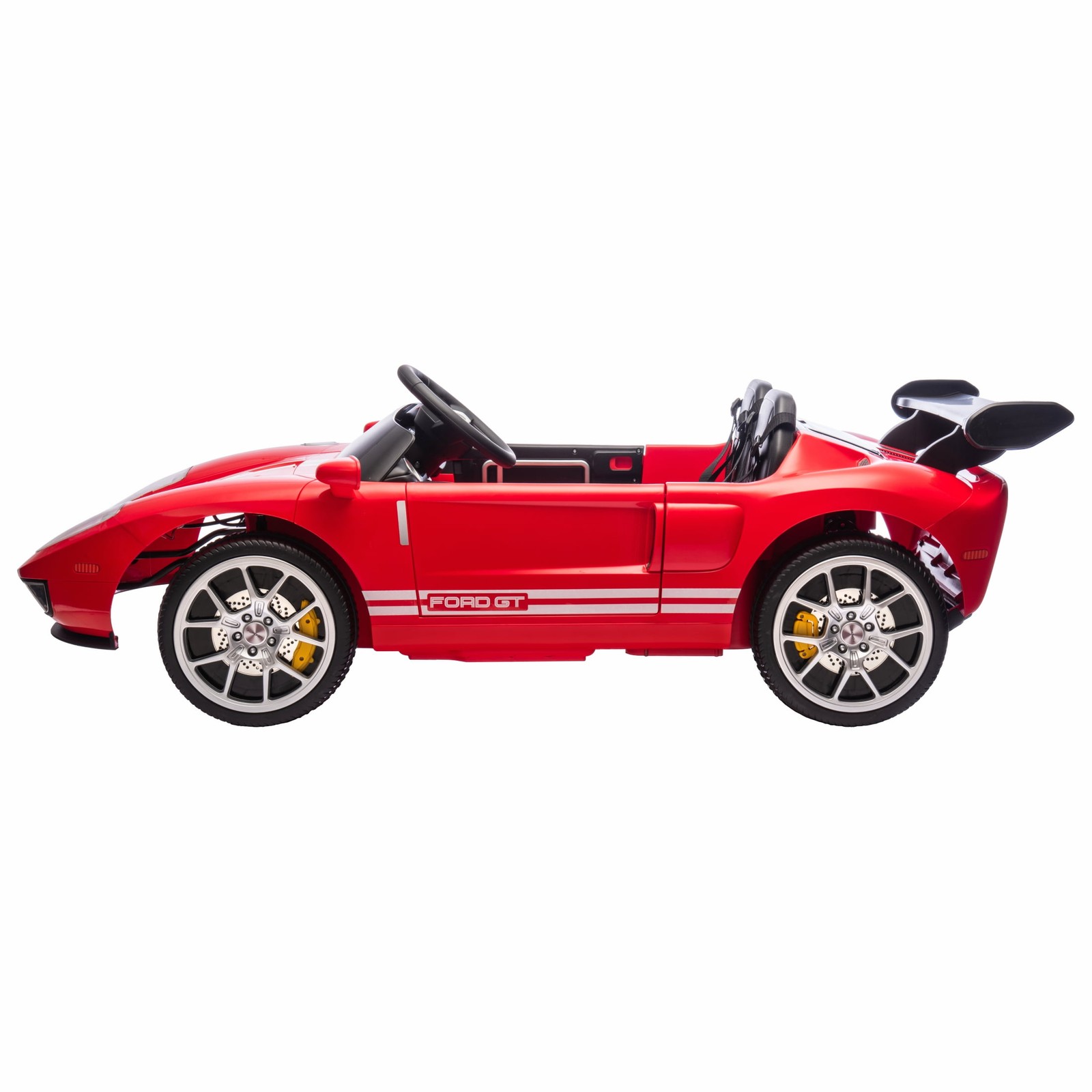 Hyper 12V Ford GT Convertible, Battery Powered Ride on Toy for Kids Ages 3+, Red