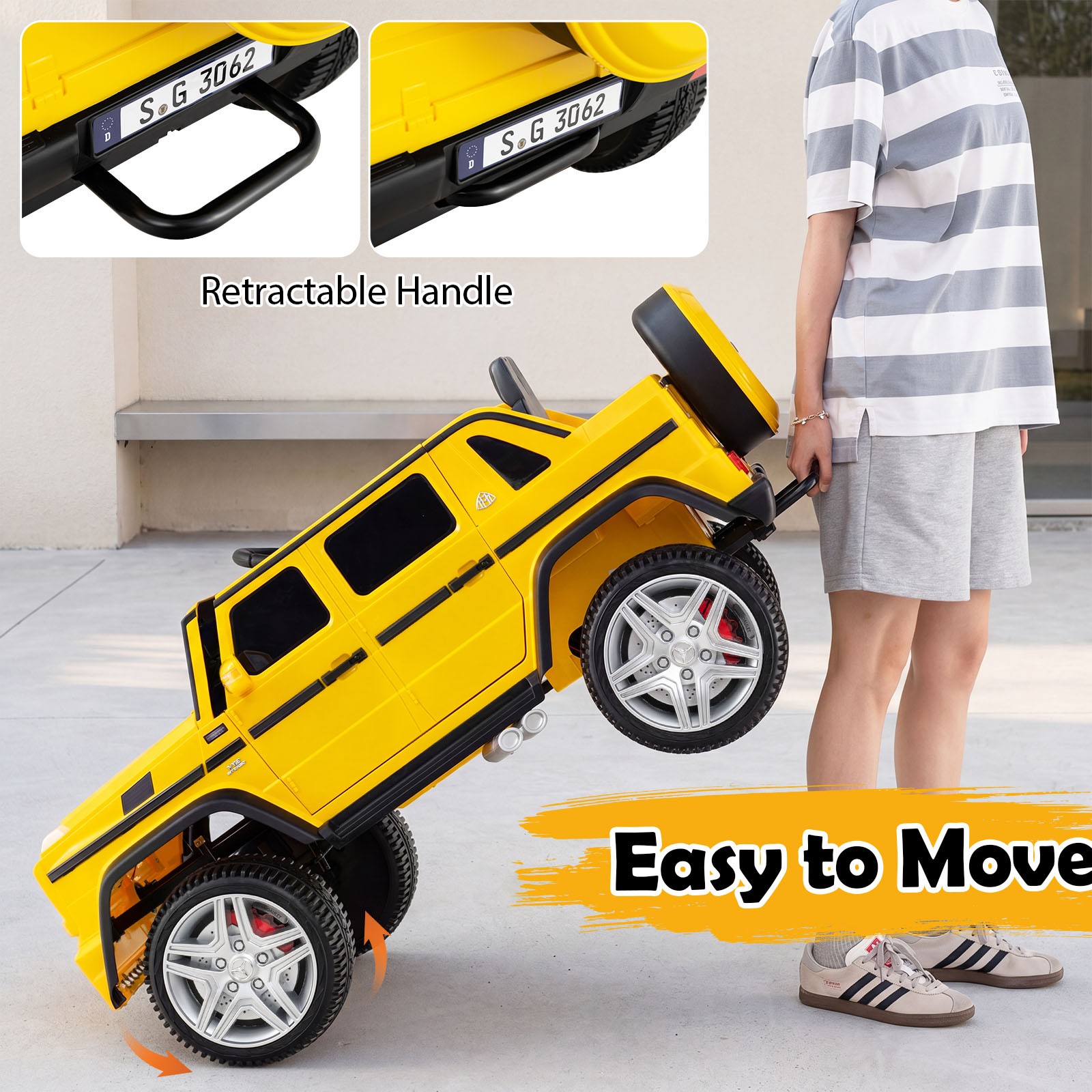 Licensed Mercedes-Benz Maybach G650S Kids Ride On Car w/Parent Remote Control