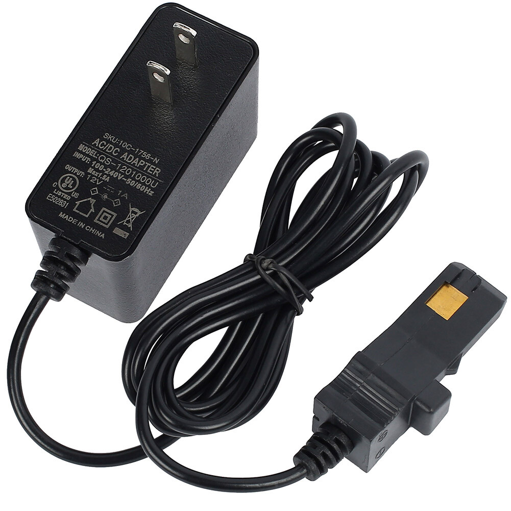 12-Volt Charger for Power Wheels Gray Battery and Orange Top Battery 00801-1778