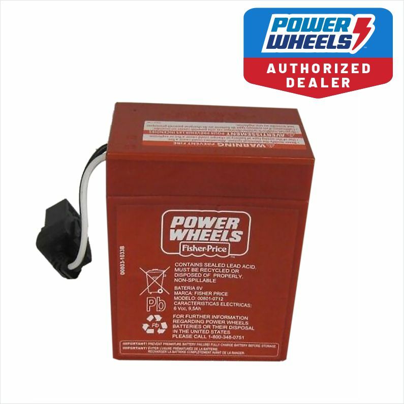 Power Wheels Y5014 Fisher Price Lil Dune Racer 6 Volt Red Battery Genuine