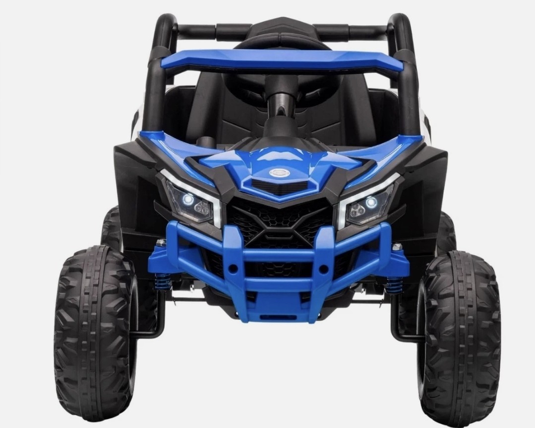 Kids Battery Powered Ride-On UTV Off-Road Buggy Car w/ Remote Blue/Black/White