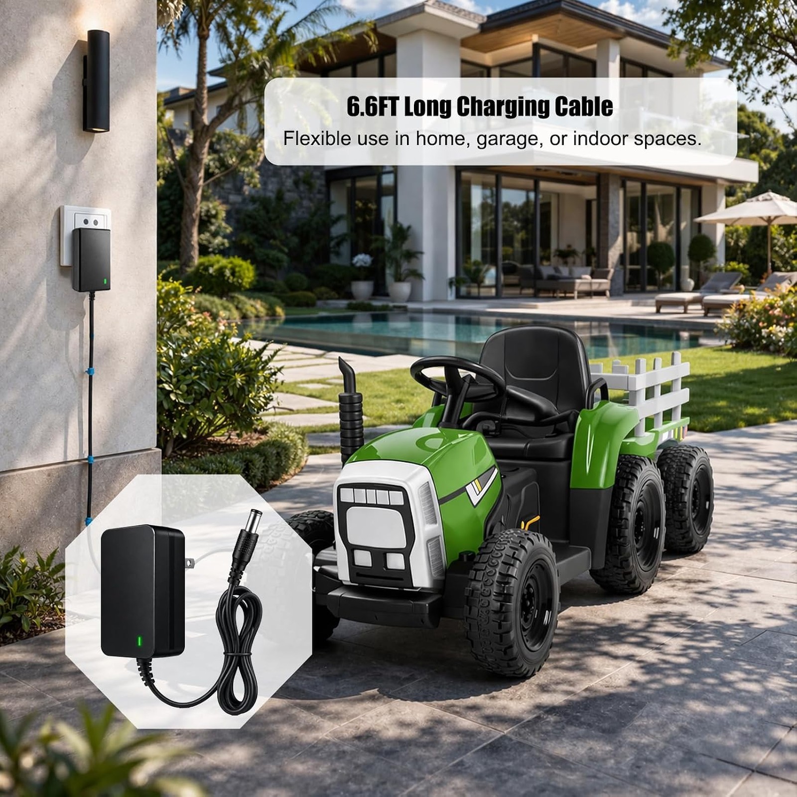 12V Charger for Kids Electric Toy Cars, SUV, ATV, Bumper Cars, Ride-On Vehicles
