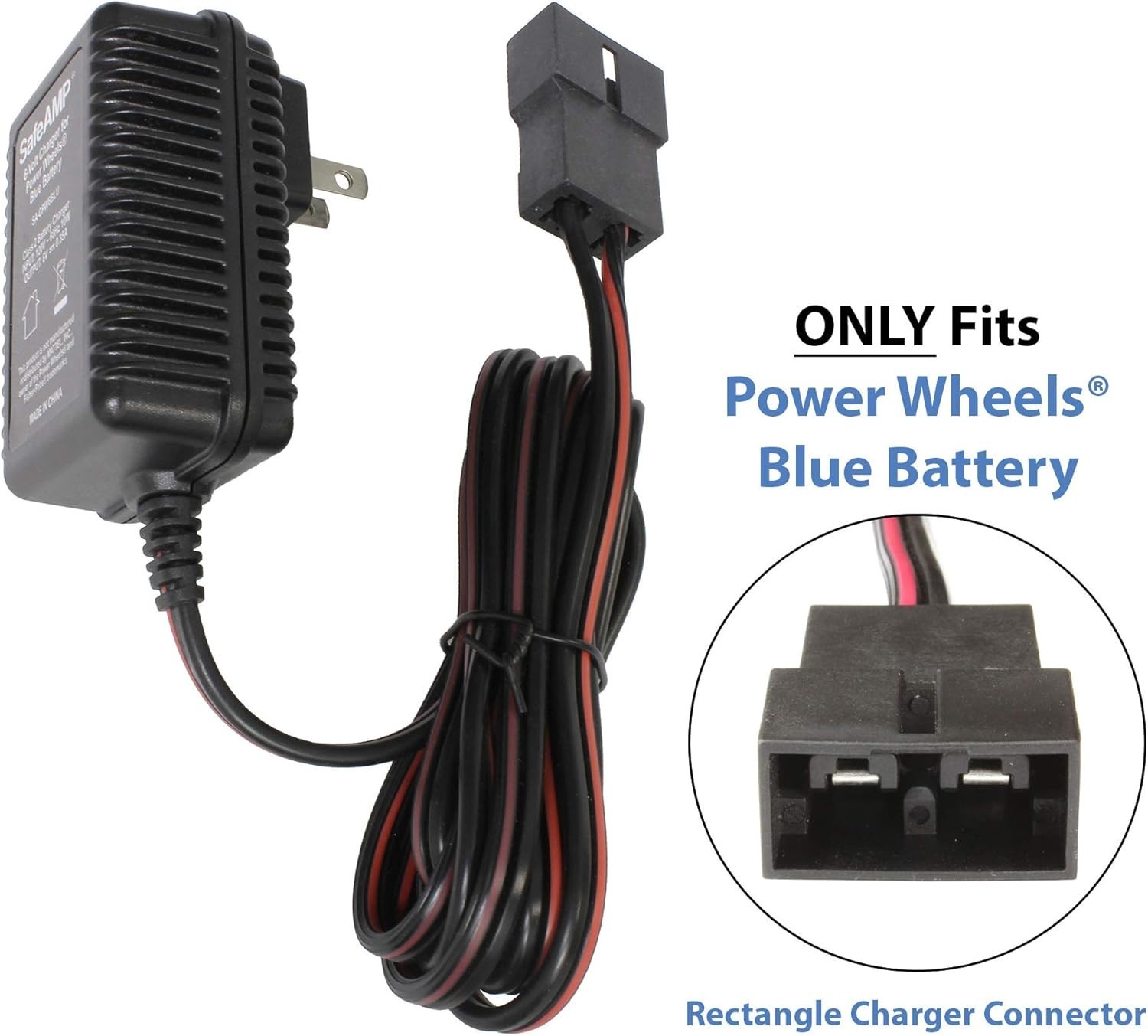 Compact 6V Power Wheels Battery Charger for Fisher-Price with Certification