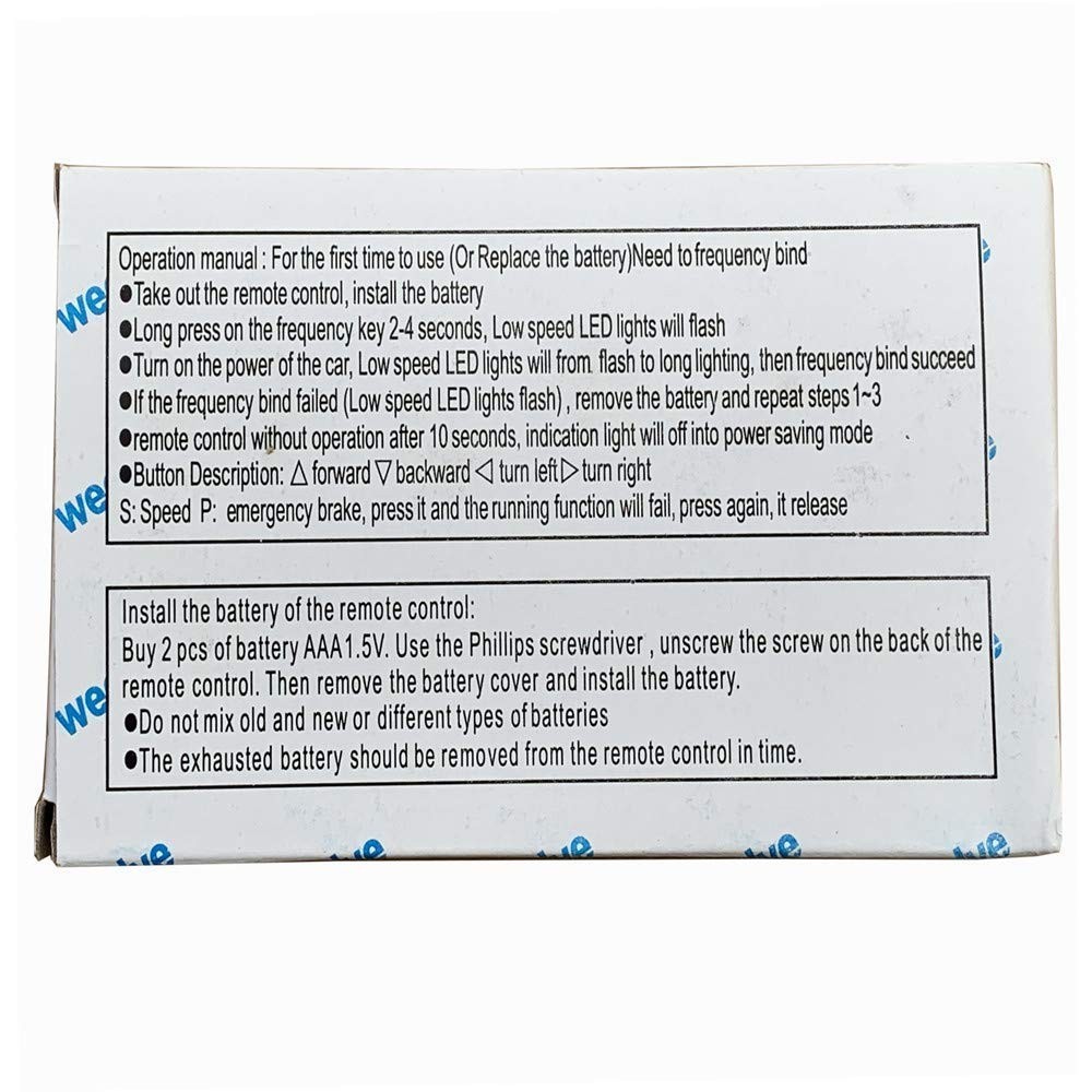 12V Kids Ride-On Car Remote Control Kit – Bluetooth Receiver & Accessories for E