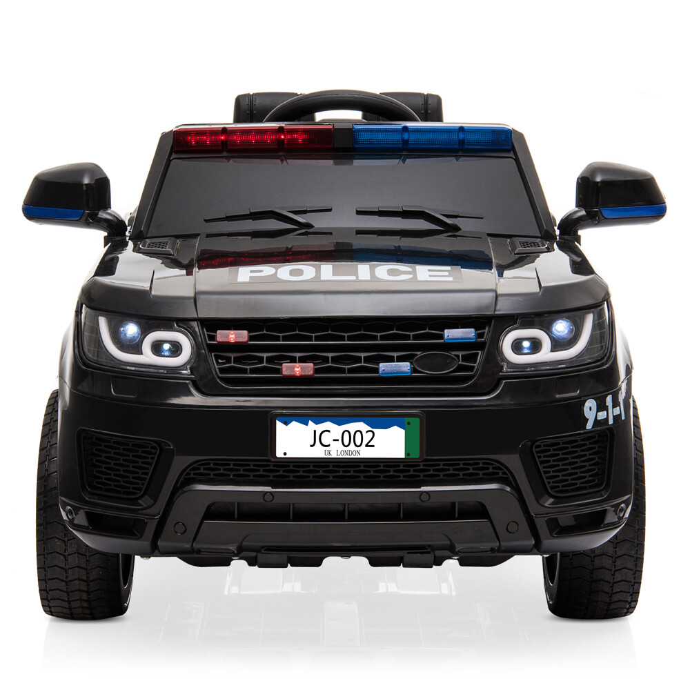 Electric 12V Ride On Police Car Kids Gift SUV Toys Music Light w/ Remote Control