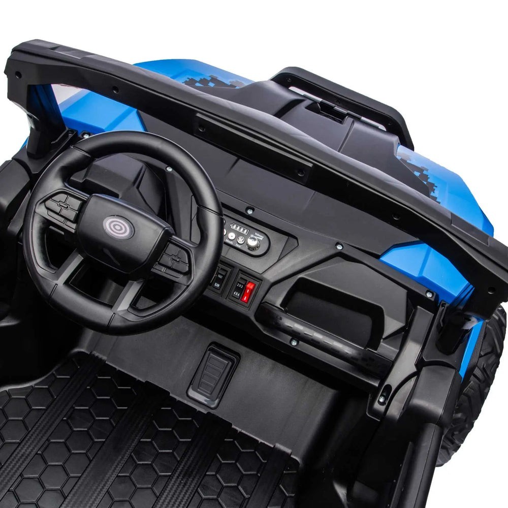 24V 4WD KIDS RIDE ON ELECTRIC UTV CAR 480W 4X POWERFUL MOTORS,2 SEATER LIGHTS+RC