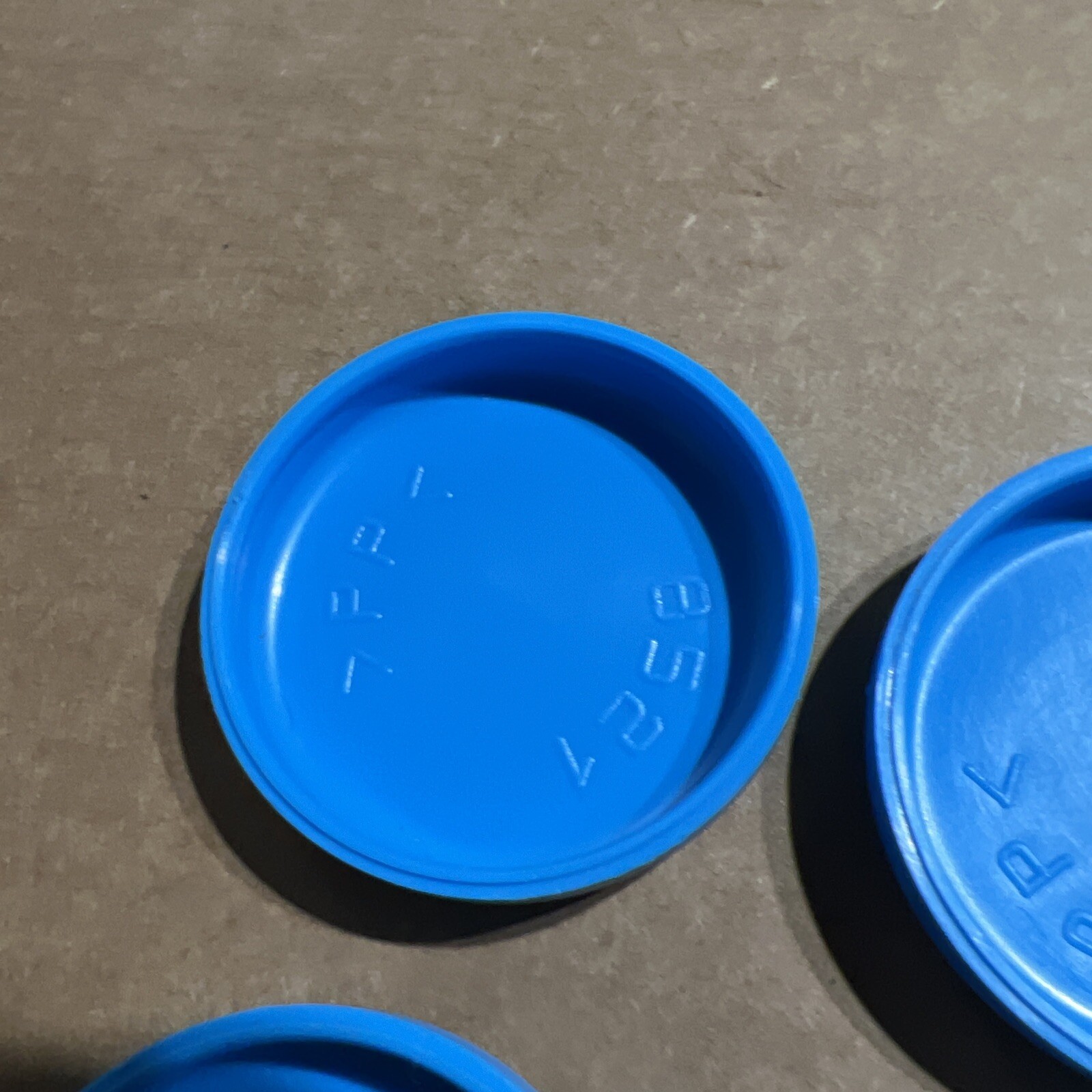 Peg Perego Thomas the Train Ride-On Replacement Part~BLUE WHEEL CAP COVERS (X6)