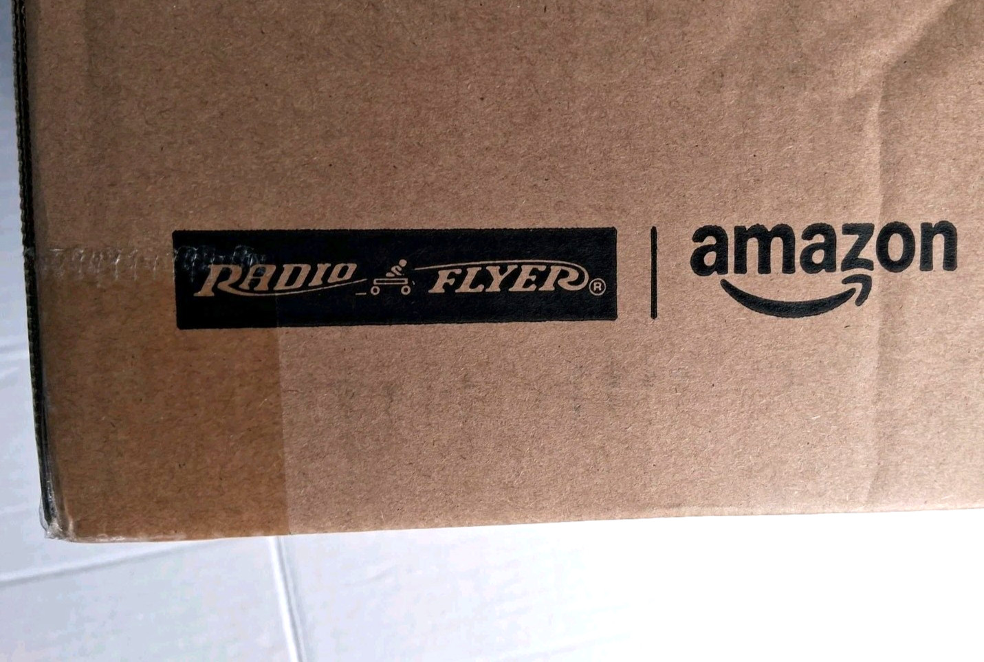 Radio Flyer Amazon Delivery Van Kids Ride On Toy Black New In Box