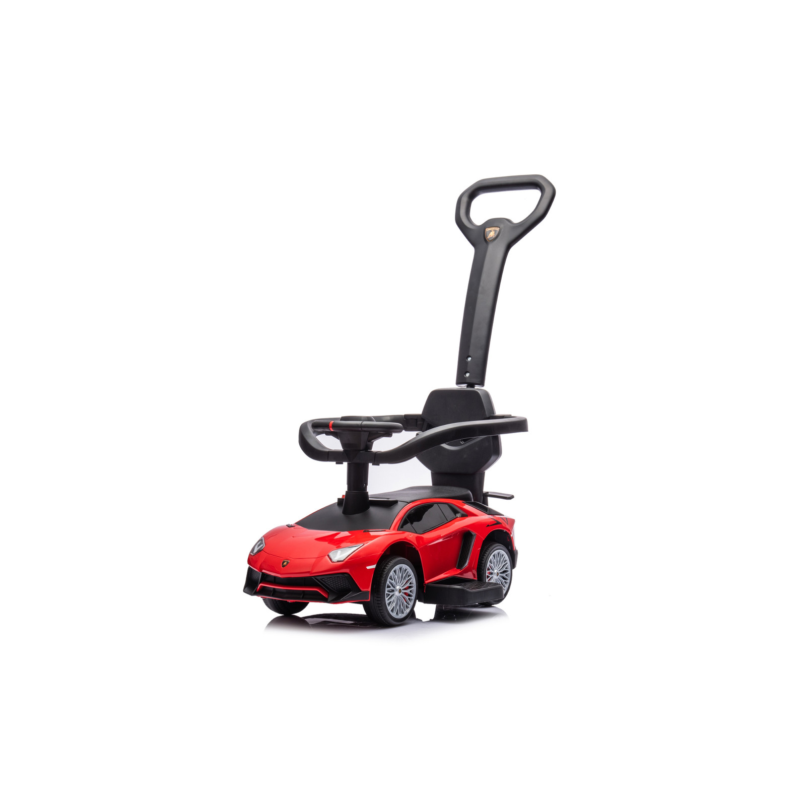 Lamborghini 3-in-1 Kids Push Ride On Toy Car Licensed Stroller Walker 66lb Cap