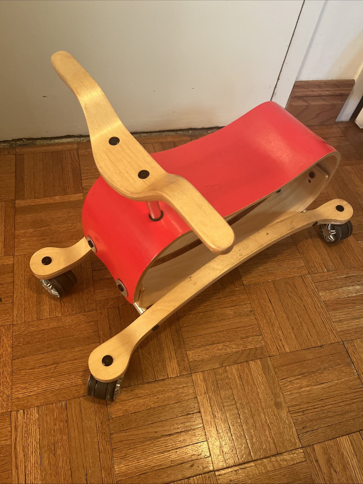 Wishbone Flip 2in1, Wooden Rock & Roll Toy