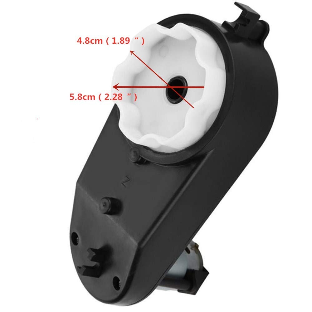 12V390 20000RPM Gearbox with DC Motor, RS390 12V Motor with Gear Box for Kids…