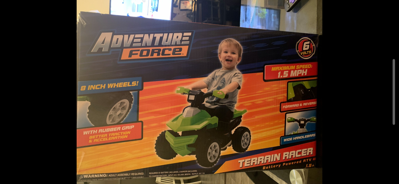 Adventure Force 6 Volt Green Terrain Racer