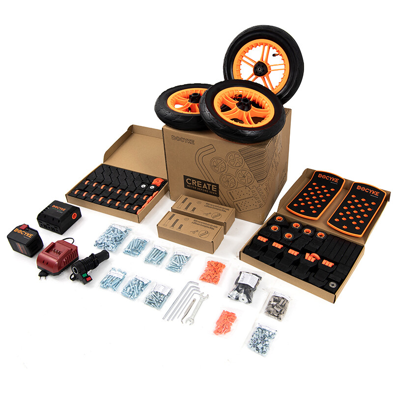 Electric Innovation Kart 20+ Assembly Methods Parent-Child interaction w/ S-kit