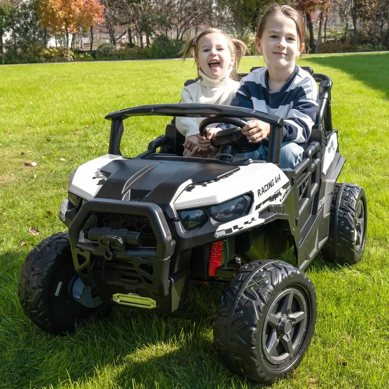 24V 4WD KIDS RIDE ON ELECTRIC UTV CAR 480W 4X POWERFUL MOTORS,2 SEATER LIGHTS+RC