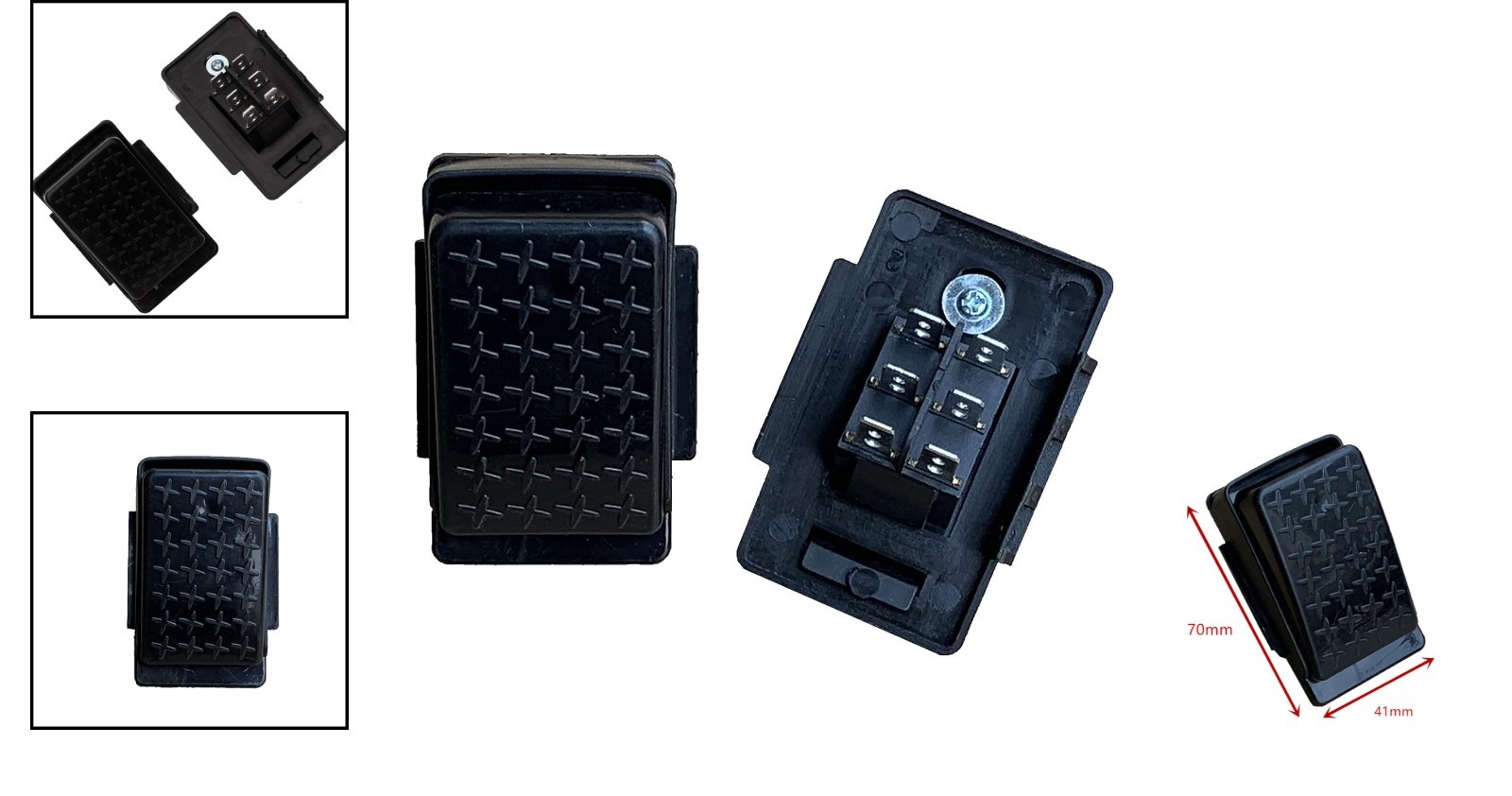 12V/24V Accelerator Foot Pedal with Plug-In Switch for Children’s Ride-On Toys