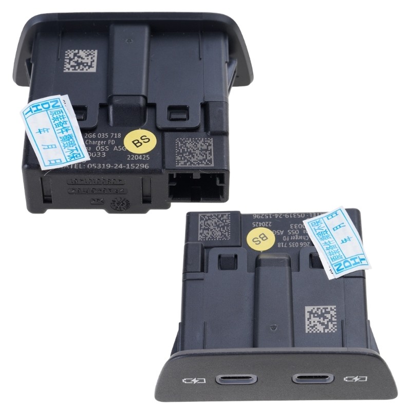 3G5035718A Double Type C Car Charging Port Interface Automotive Accessories