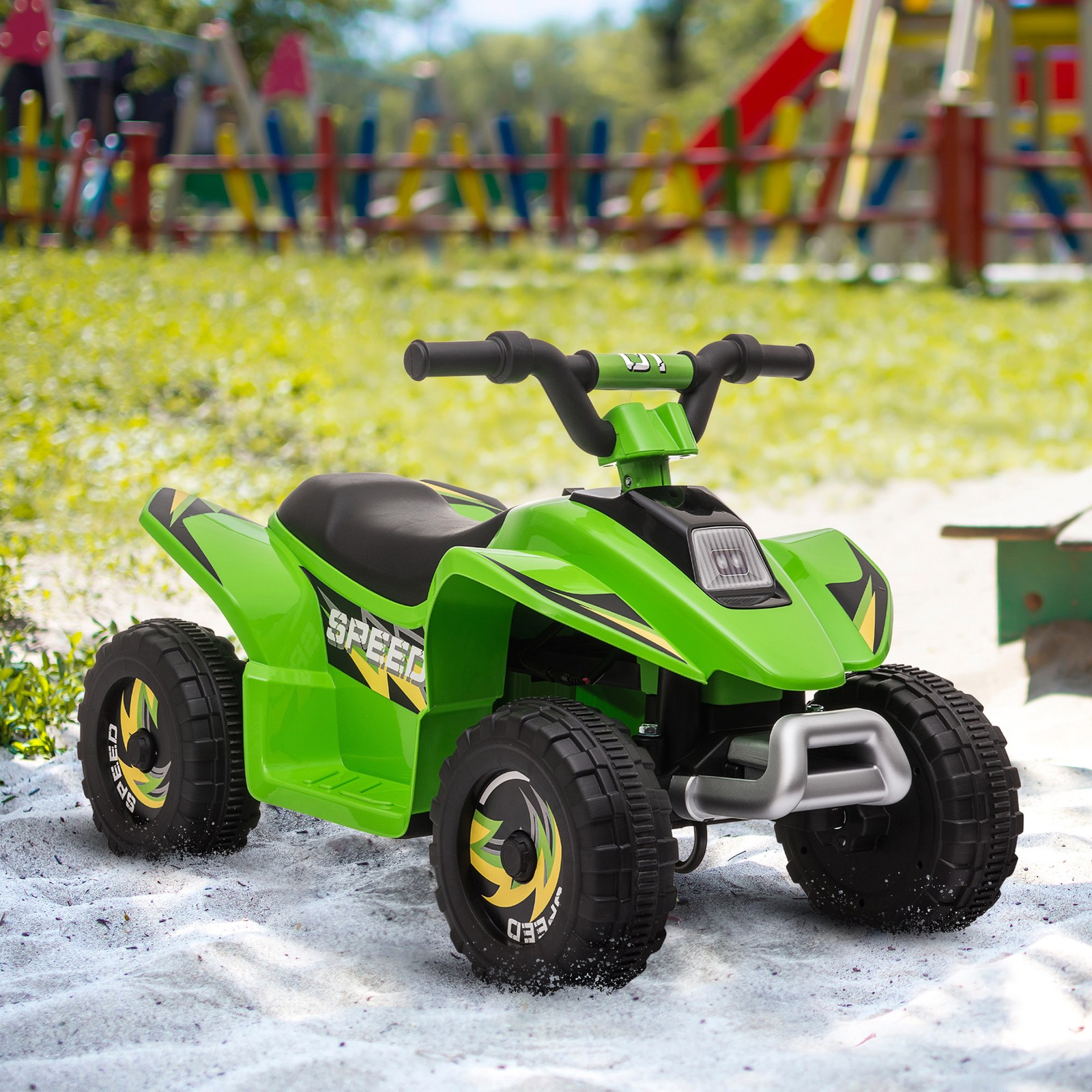 6V Kids Electric Ride on Car Forward Reverse Functions for 3-5 Years Old Green
