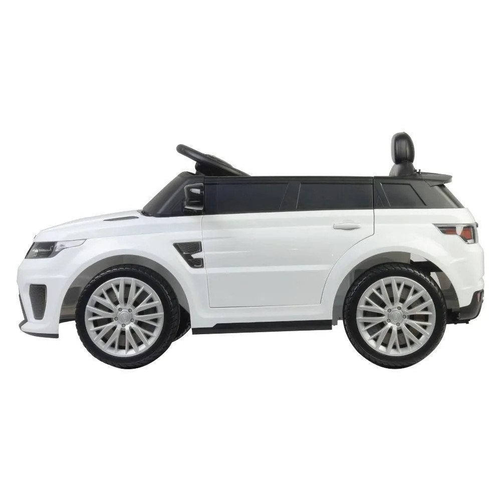 BEST RIDE ON CARS FOR KIDS 12V RANGE ROVER LICENSED BATTERY POWERED – WHITE