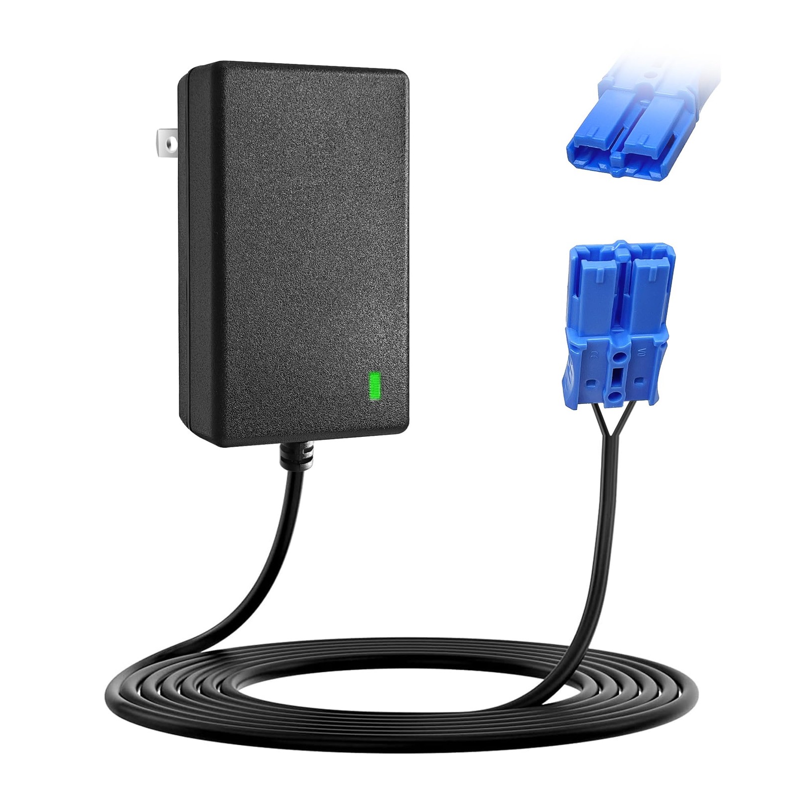 12V Battery Charger with Blue Plug for Kid Trax Ride-On Toys Compatible bule
