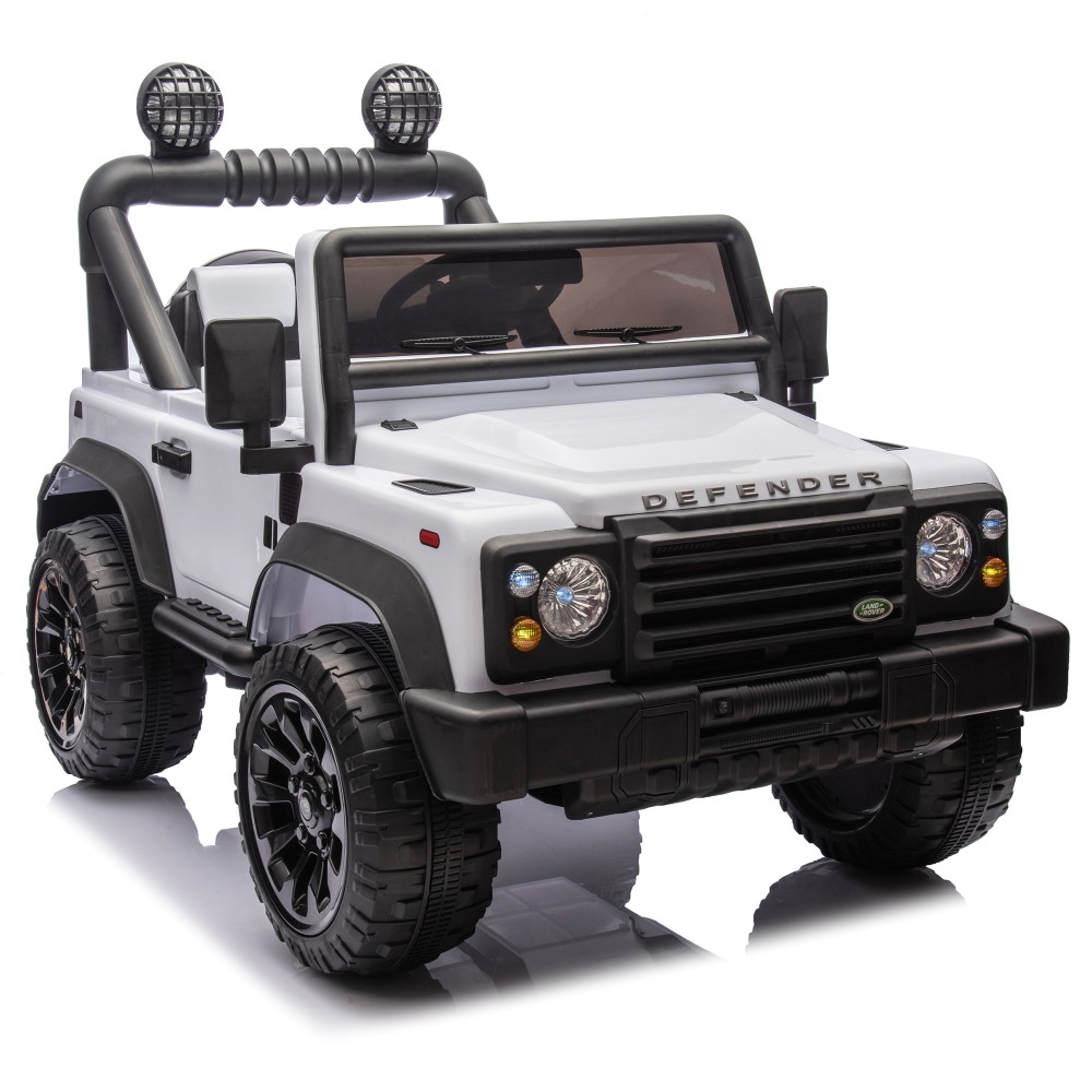 Land Rover Defender 24V Kids Car Bluetooth MP3 LED Lights 3-7 Years Gift