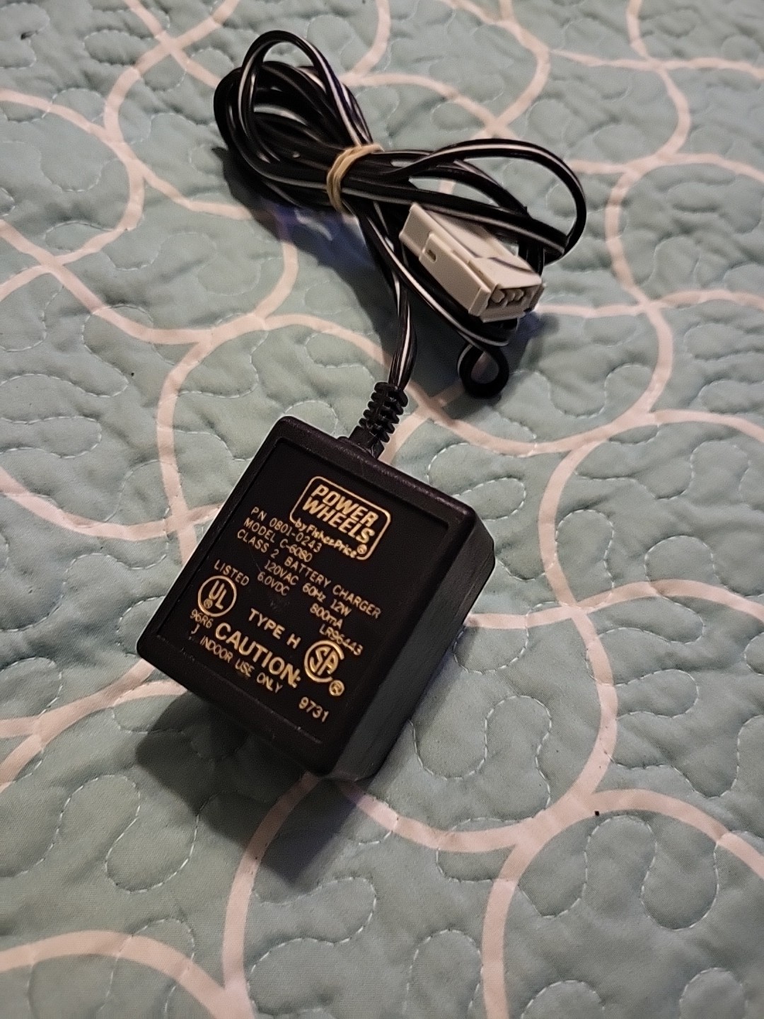 Power Wheels Charger Type H Model C-6080 OEM