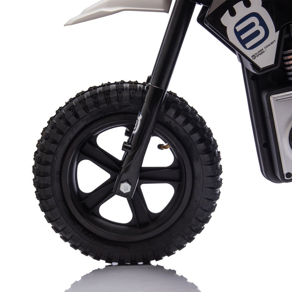 24V Kids Electric Motorcycle Toy, 200W Motor, LED Lights, Bluetooth MP3, 9.3MPH